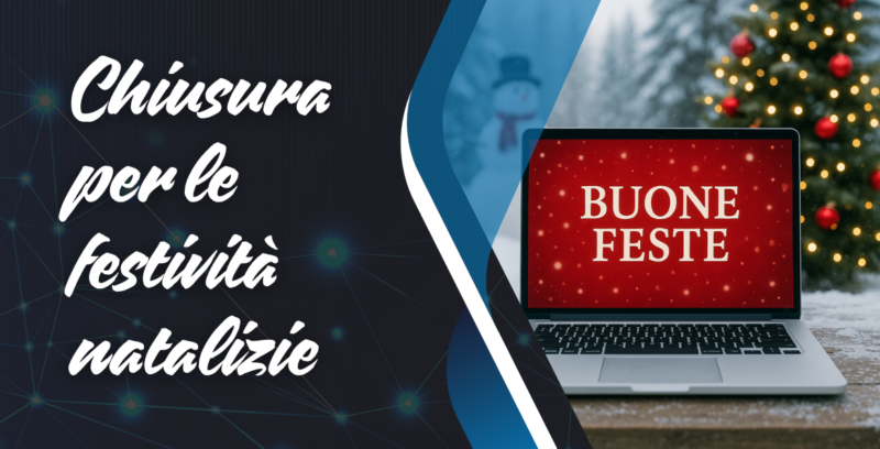 Chiusura festività natalizie 2025
