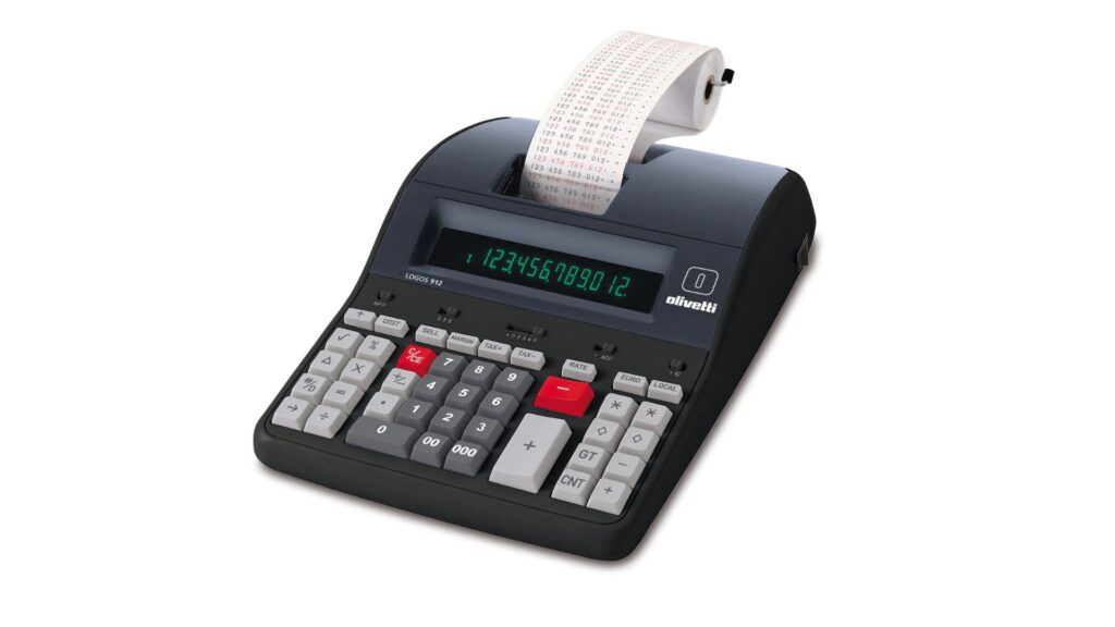 Calcolatrice Olivetti Logos 912