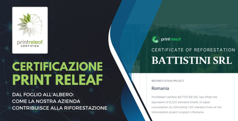 Certificazione PRINT RELEAF Copertina